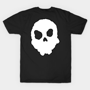 Skull White Logo Streetwear T-Shirt